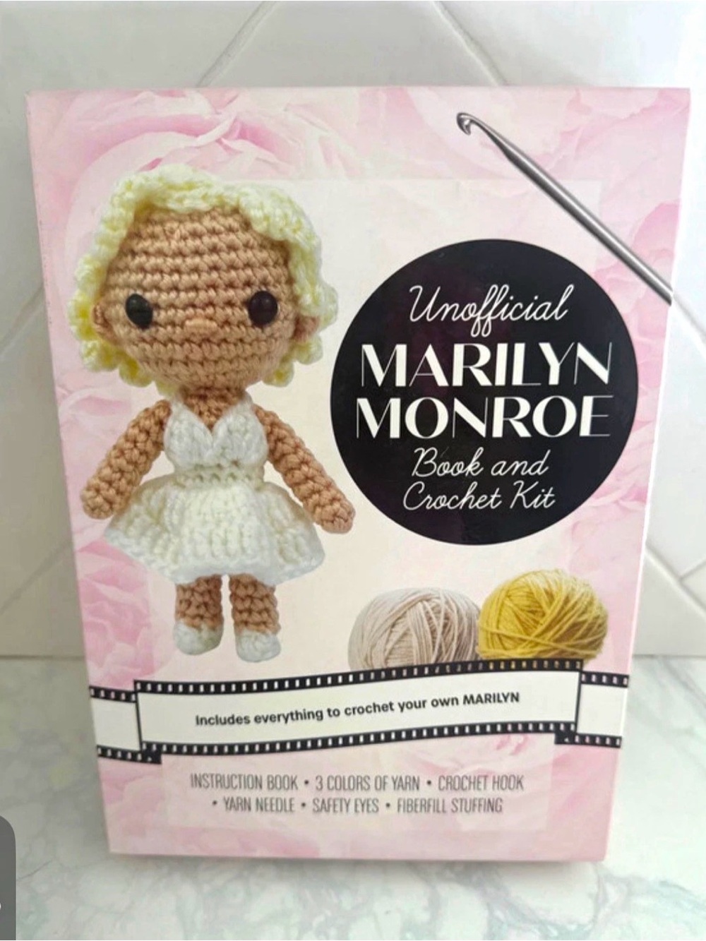 Chartwell Books Unofficial Marilyn Monroe Book and Crochet Kit